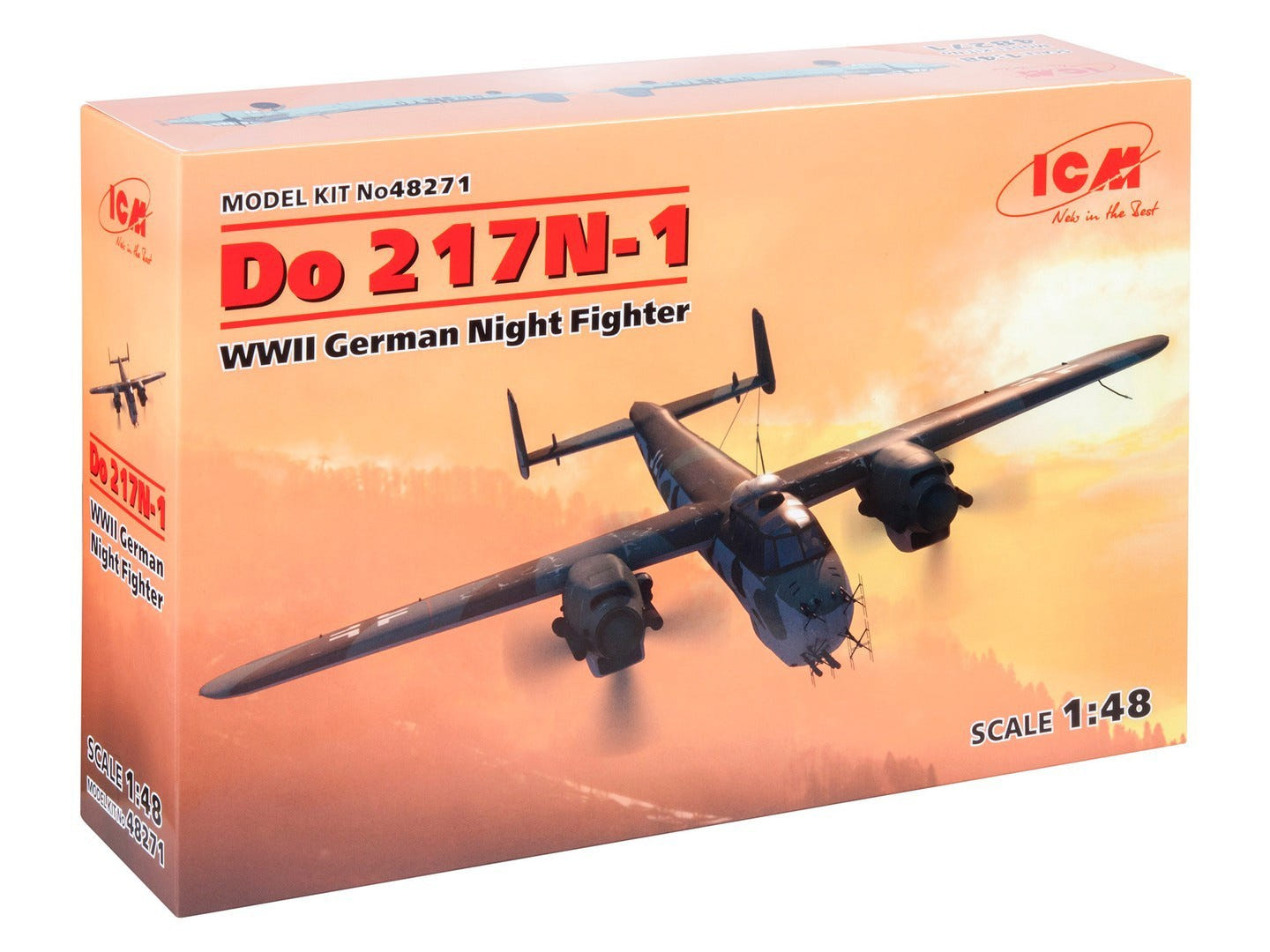 ICM 1:48 Do 217N-1 WWII German Night Fighter Plane - ICM48271
