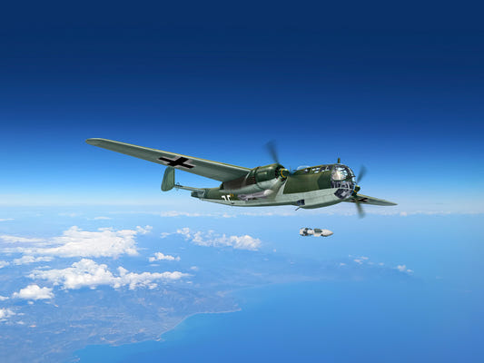 ICM 1:48 Do 217K-2 with Gliding Bombs Fritz-X WWII German Bomber - ICM48275
