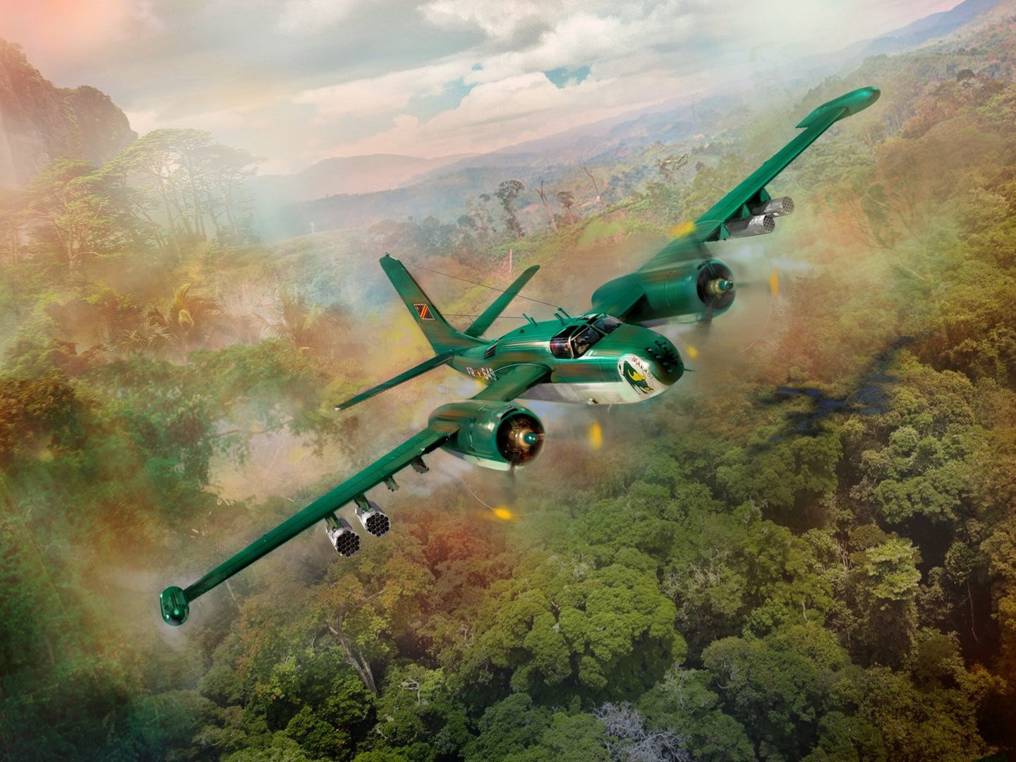 ICM 1:48 B-26K Counter Invader (Early) U.S. Attack Aircraft - ICM48278