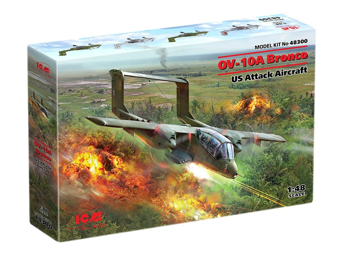 ICM 1:48 OV-10А Bronco U.S. Attack Aircraft - ICM48300