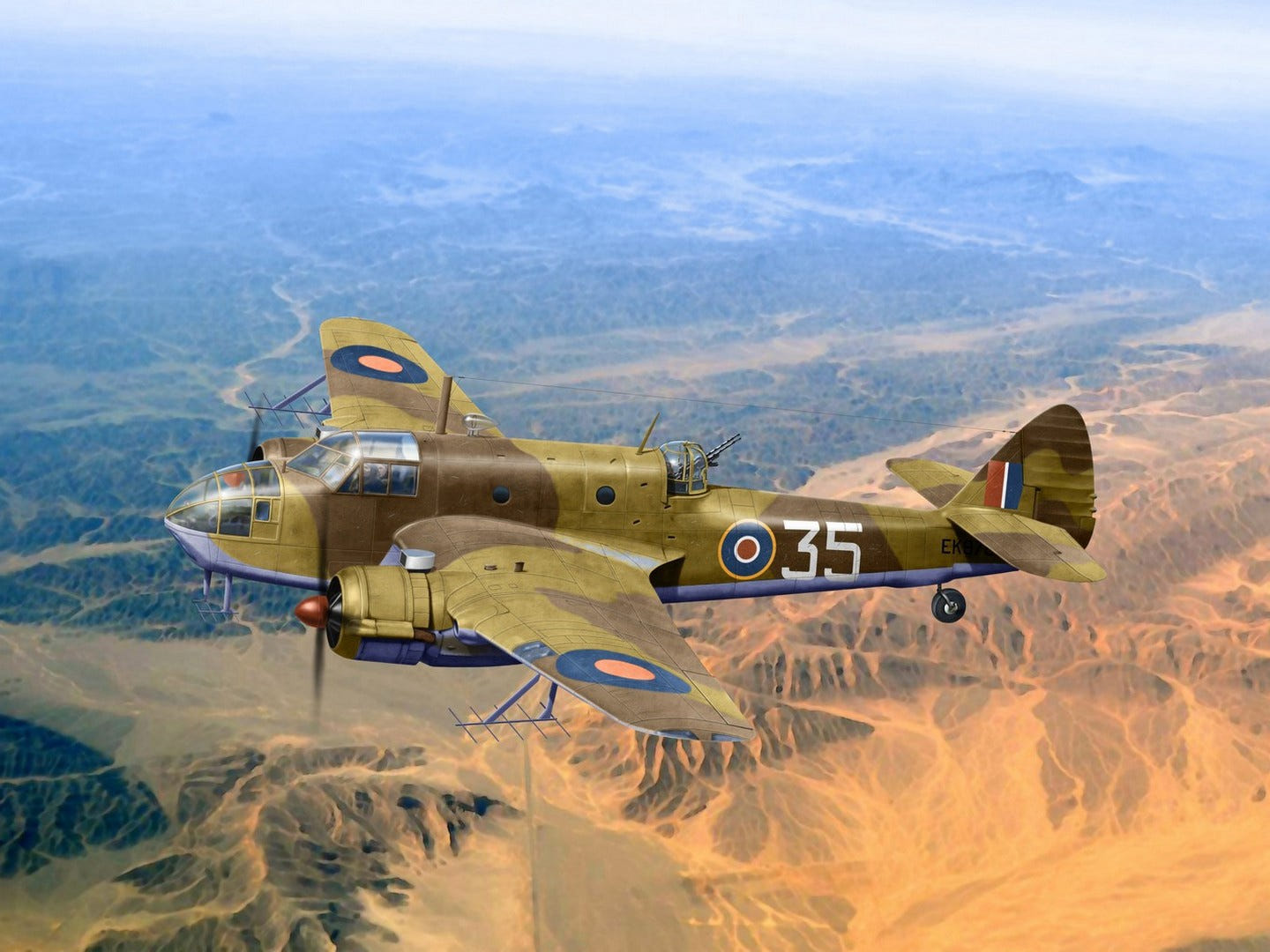 ICM 1:48 Bristol Beaufort Mk.IA with Tropical Filters - ICM48311