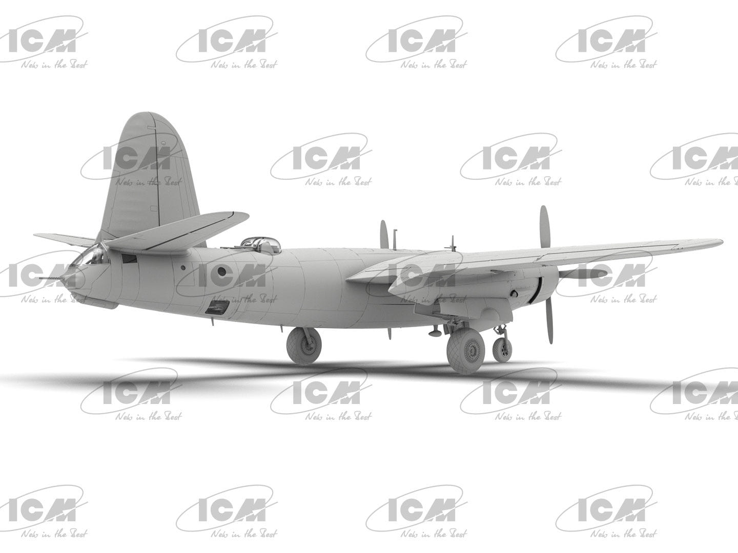 ICM 1:48 B-26G Marauder WWII American/French Bomber - ICM48323