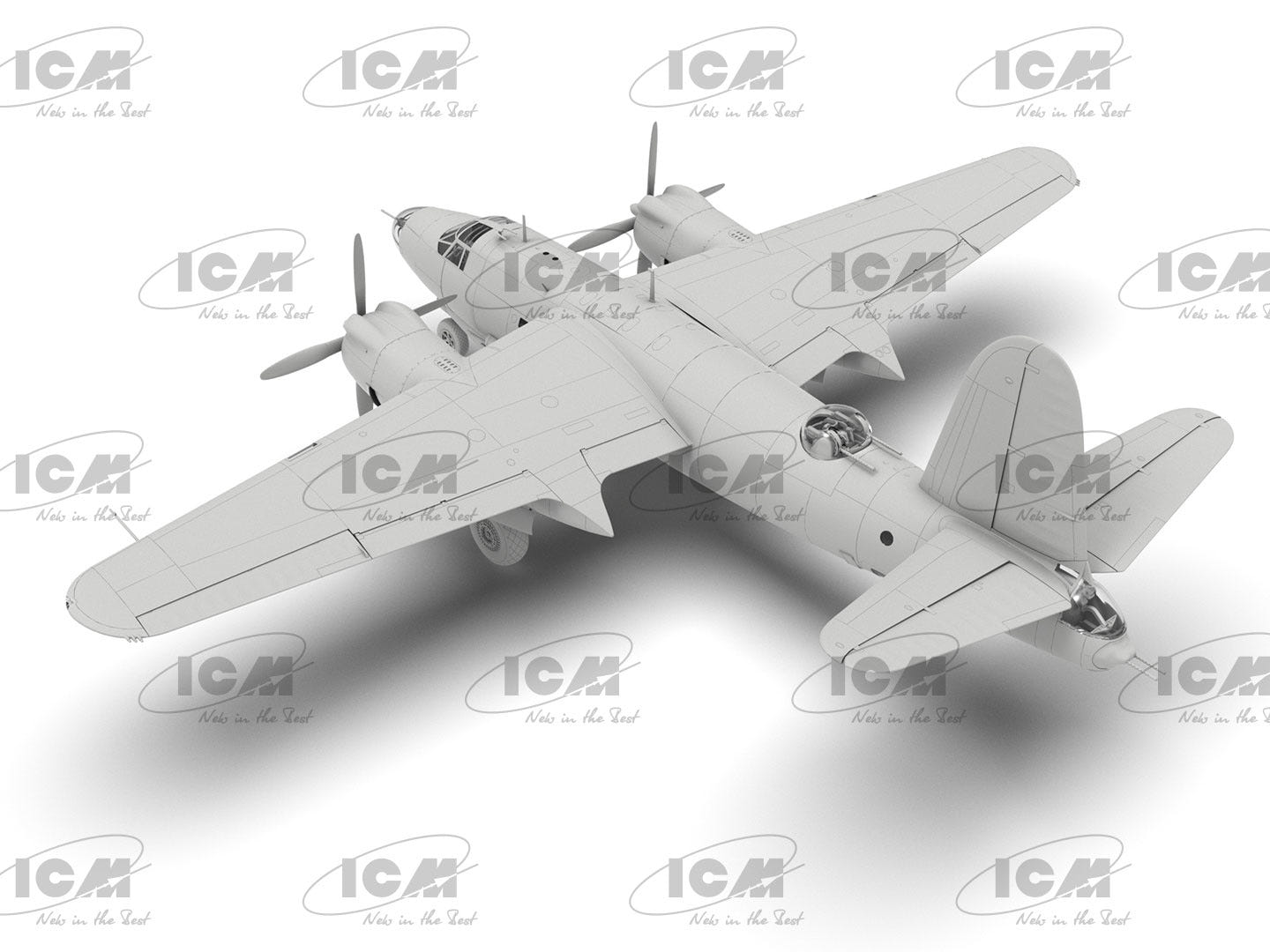 ICM 1:48 B-26G Marauder WWII American/French Bomber - ICM48323