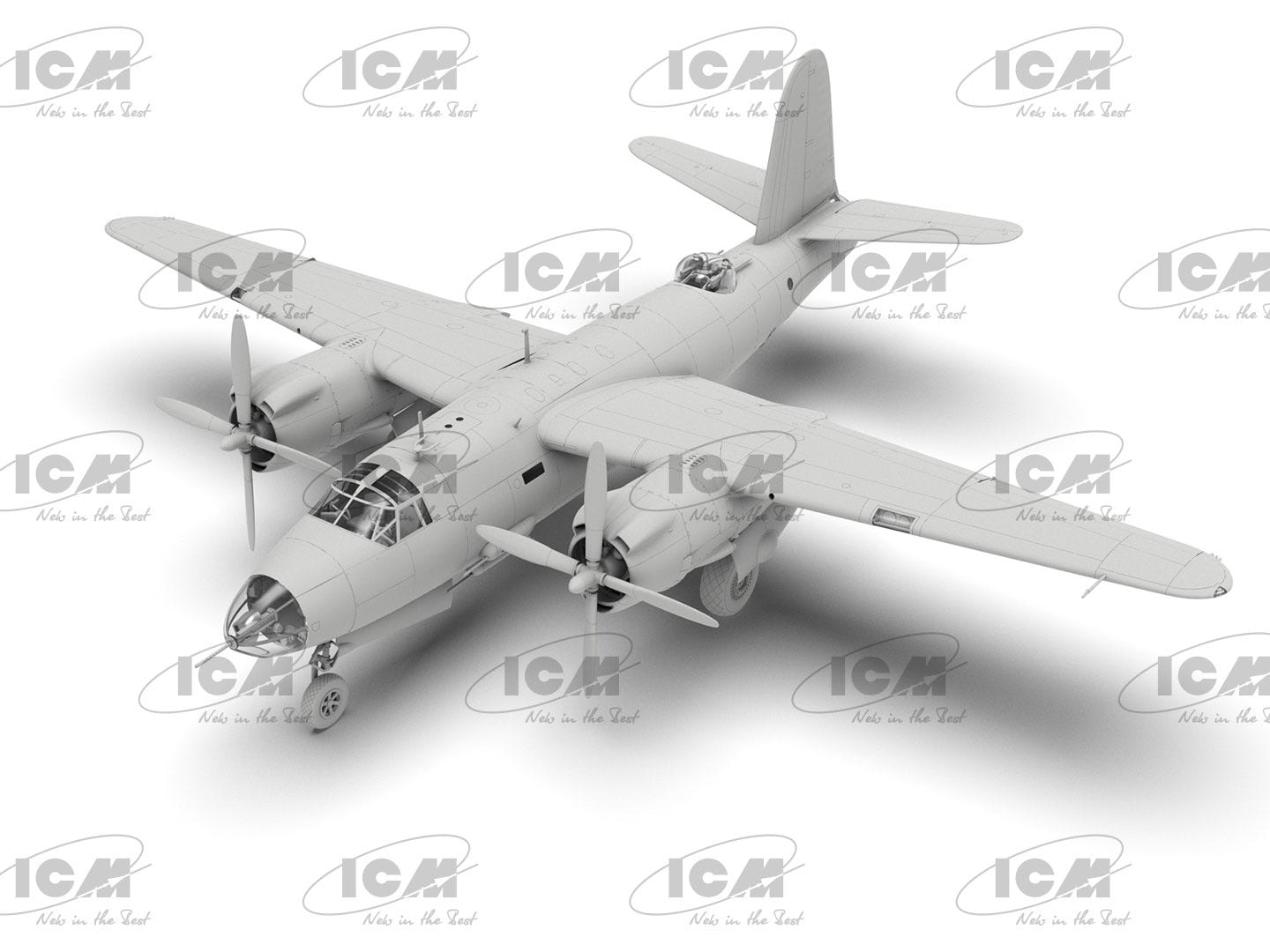 ICM 1:48 B-26G Marauder WWII American/French Bomber - ICM48323