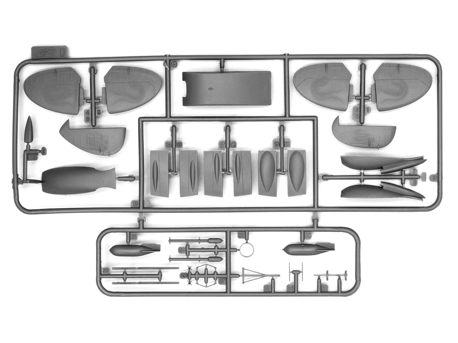 ICM 1:48 Conquerors of Europe's Sky (Set of 3 Aircraft) - ICM48324