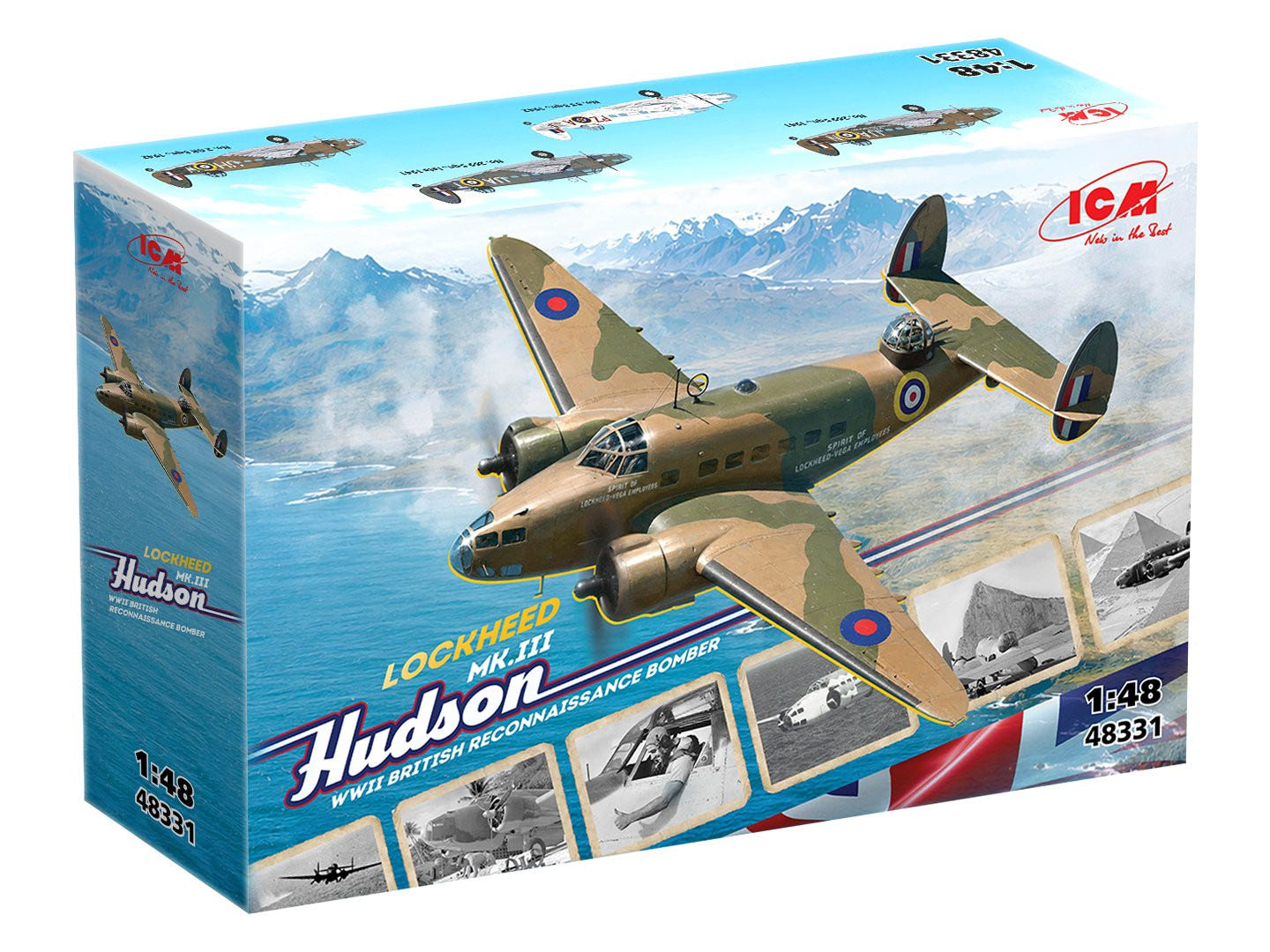 ICM 1:48 Lockheed Hudson Mk. III WWII British Reconnaissance Bomber - ICM48331