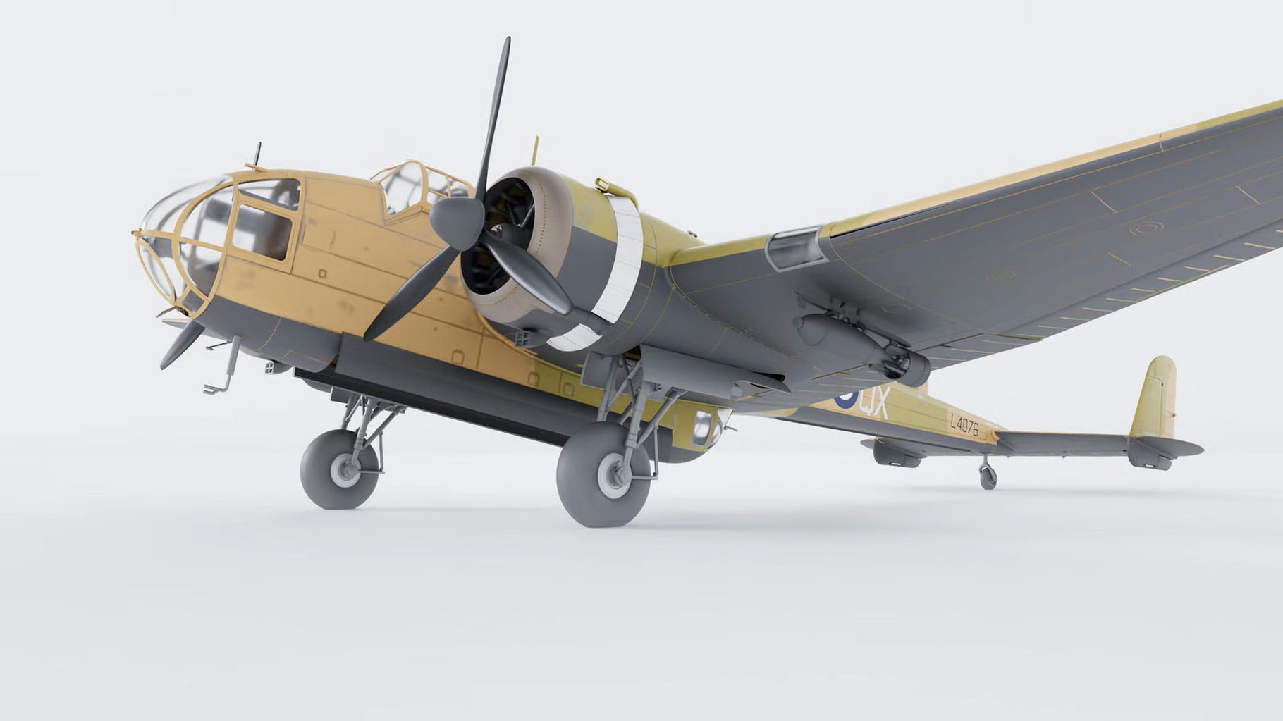 ICM 1:48 HP.52 Hampden B.Mk.I WWII British Bomber - ICM48352