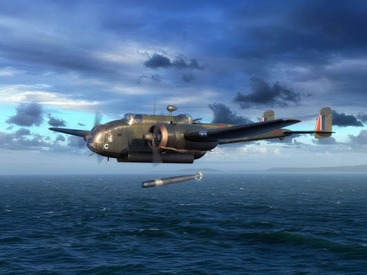 ICM 1:48 HP.52 Hampden TB.Mk.I WWII British Torpedo Bomber - ICM48353