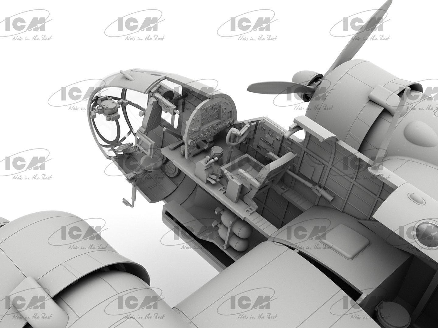 ICM 1:48 HP.52 Hampden TB.Mk.I WWII British Torpedo Bomber - ICM48353