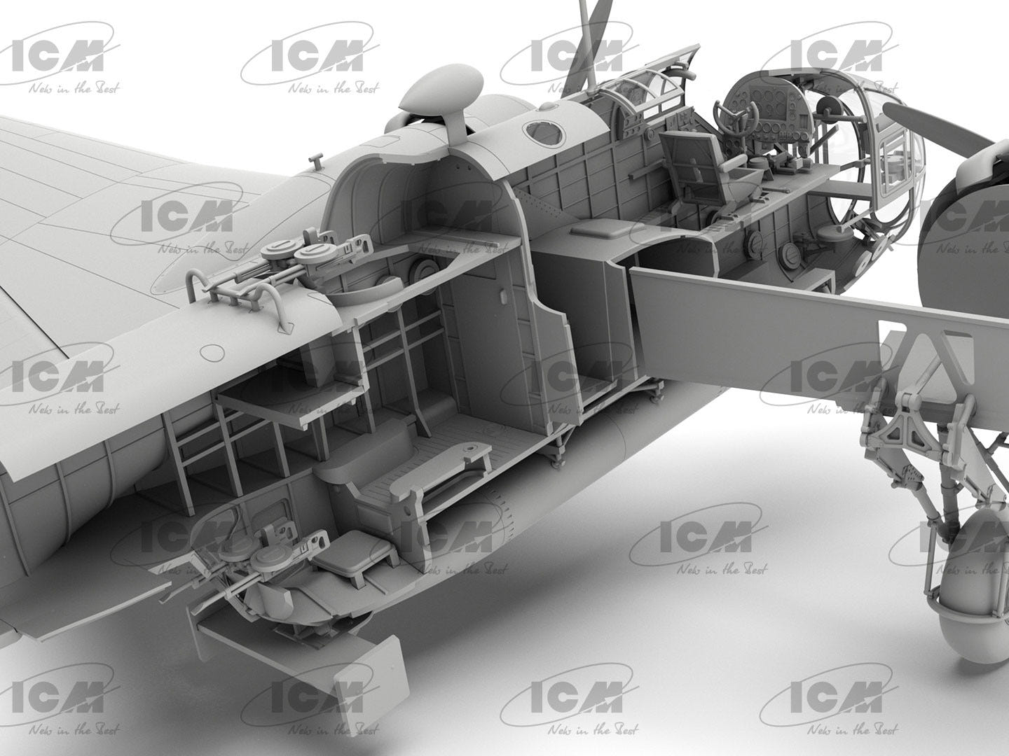 ICM 1:48 HP.52 Hampden TB.Mk.I WWII British Torpedo Bomber - ICM48353