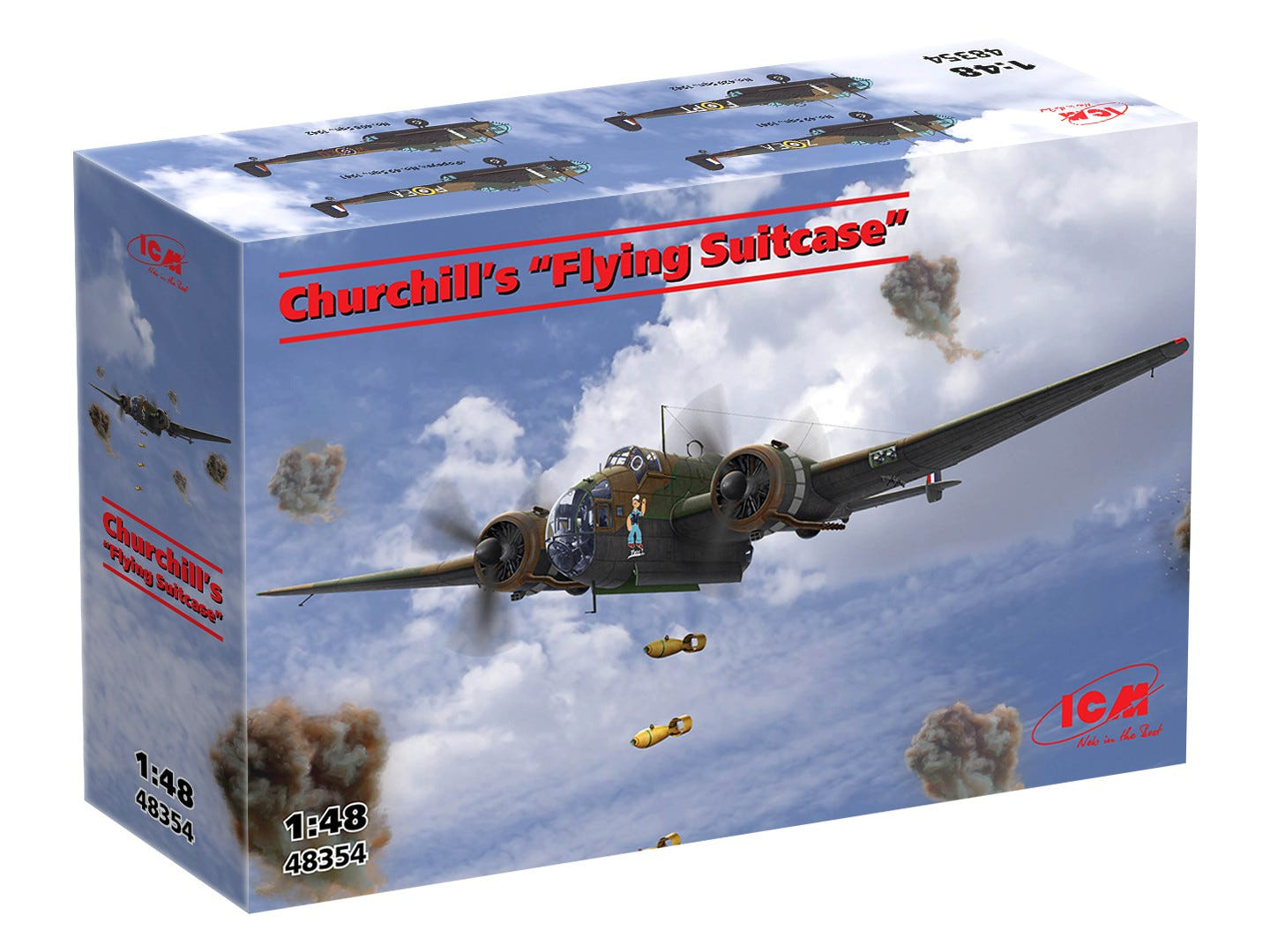 ICM 1:48 Churchill's 'Flying Suitcase' HP.52 Hampden Bomber - ICM48354
