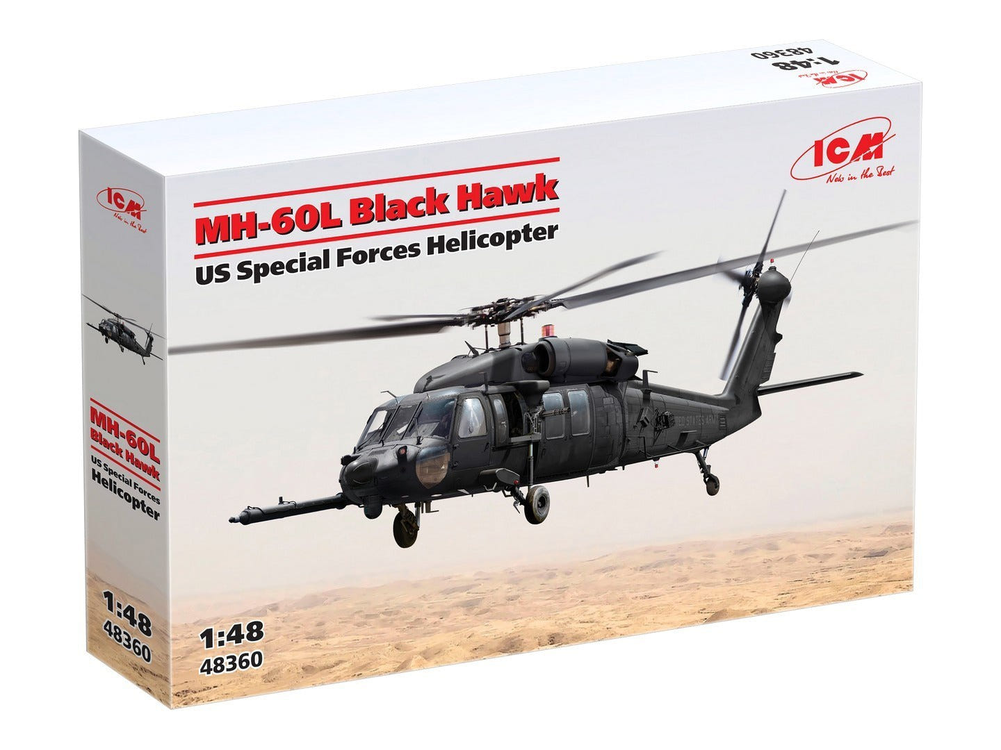ICM 1:48 MH-60L Black Hawk U.S. Special Forces Helicopter - ICM48360
