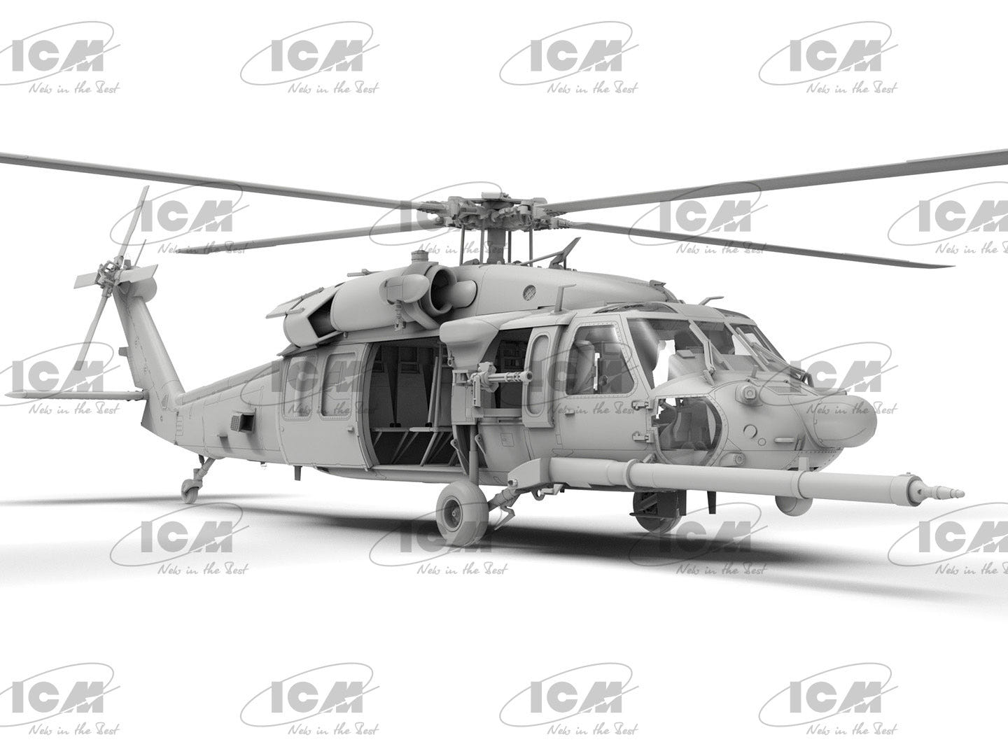 ICM 1:48 MH-60L Black Hawk U.S. Special Forces Helicopter - ICM48360