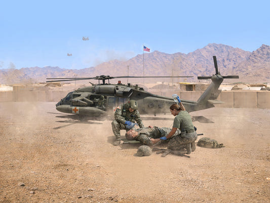 ICM 1:48 UH-60A Black Hawk 'Medevac' with Flight Medics - ICM48365