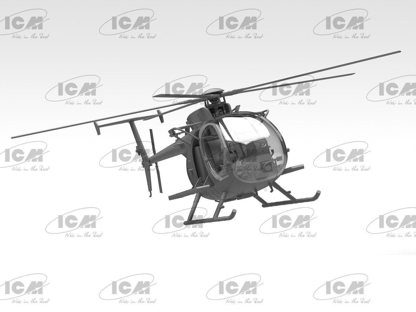 ICM 1:48 MH-6J Little Bird U.S. Special Forces Helicopter - ICM48369