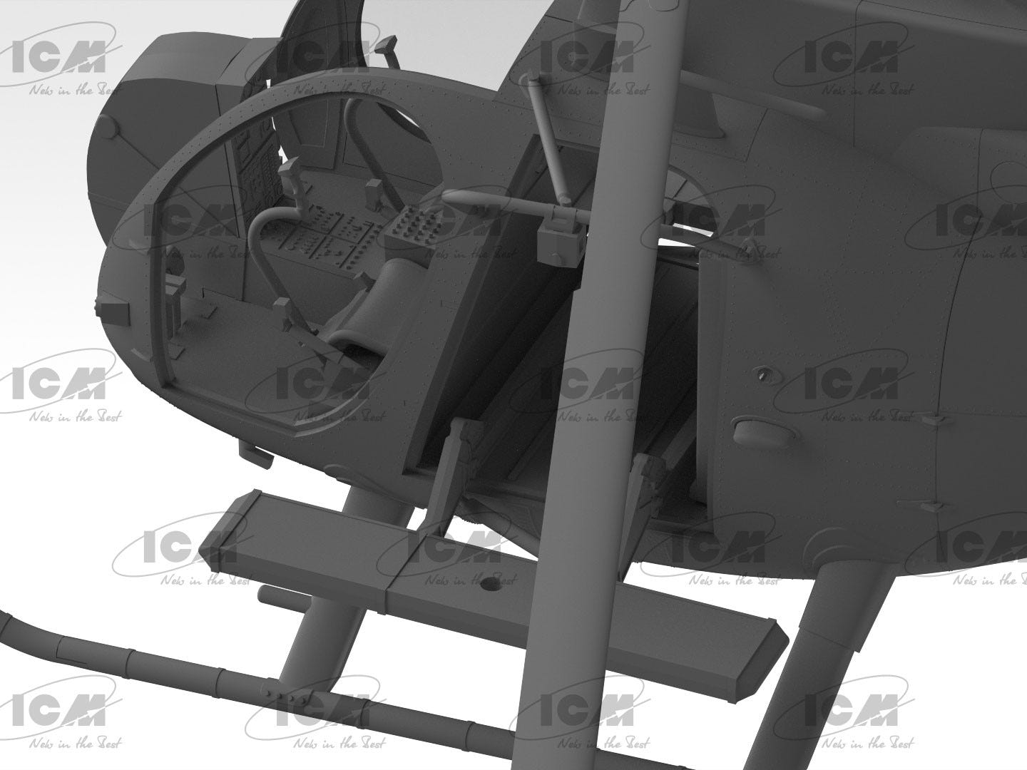 ICM 1:48 MH-6J Little Bird U.S. Special Forces Helicopter - ICM48369