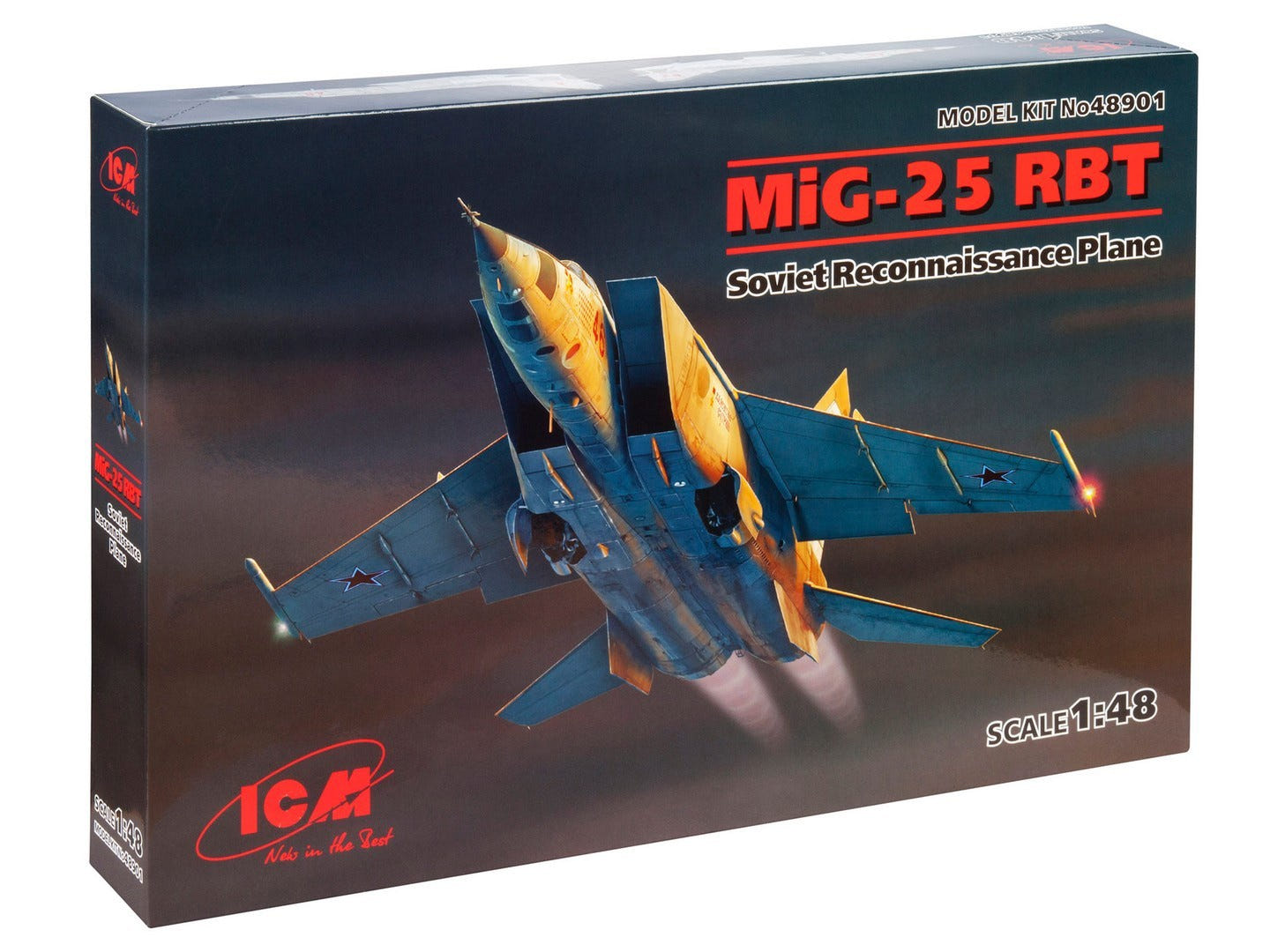 ICM 1:48 MiG-25 RBT Soviet Reconnaissance Plane - ICM48901