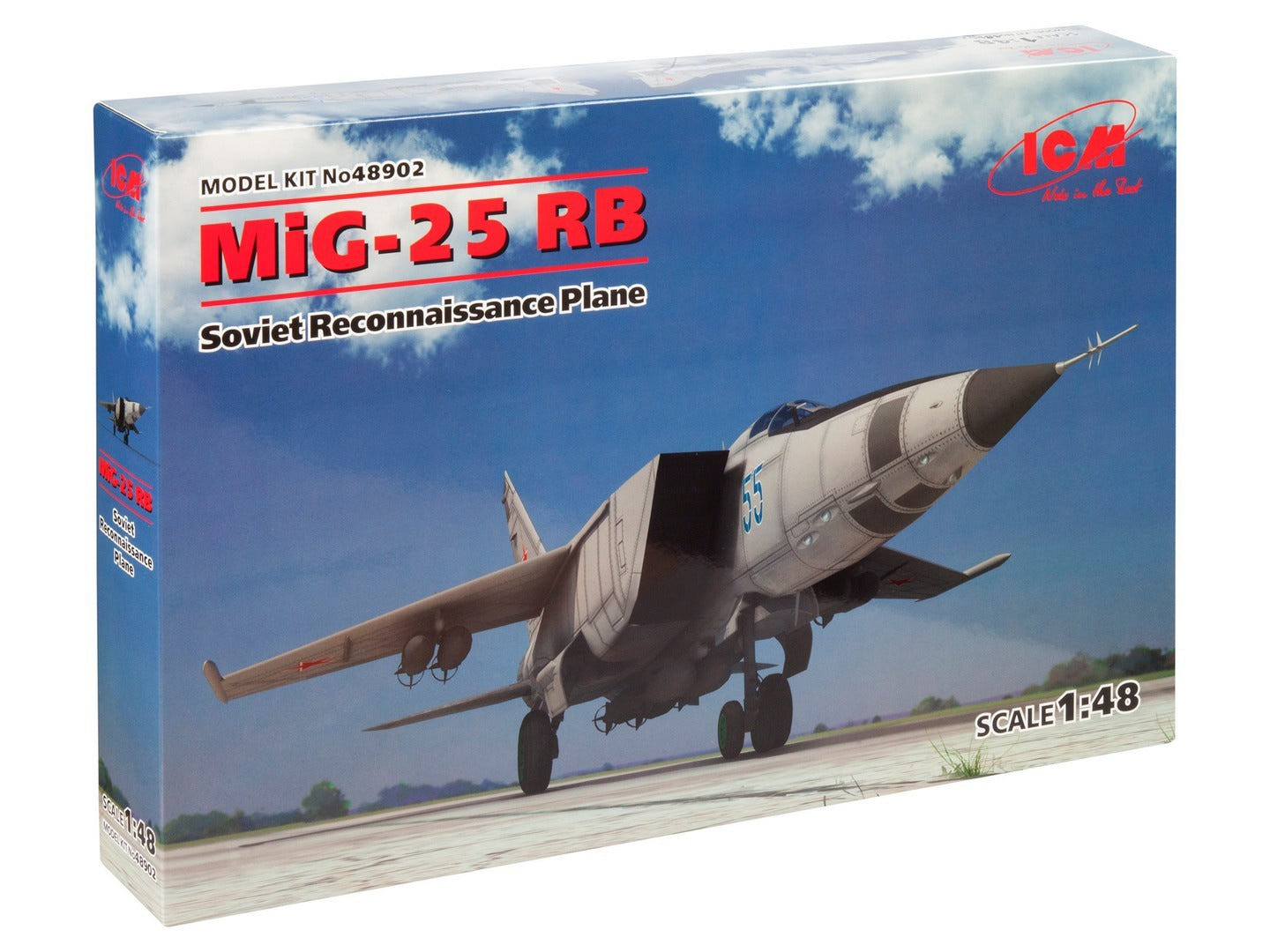 ICM 1:48 MiG-25 RB Soviet Reconnaissance Plane - ICM48902