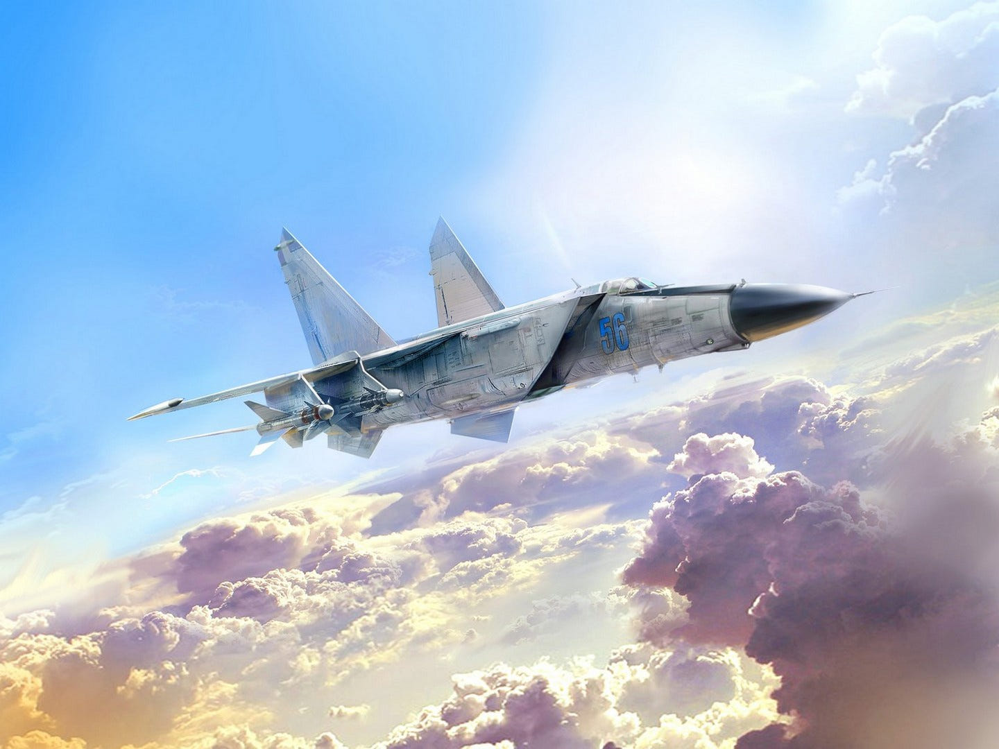 ICM 1:48 MiG-25 PD Soviet Interceptor Fighter Plane - ICM48903