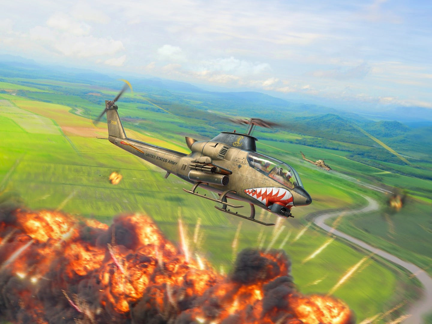 ICM 1:35 AH-1G Cobra (Late Production) U.S. Attack Helicopter - ICM53031