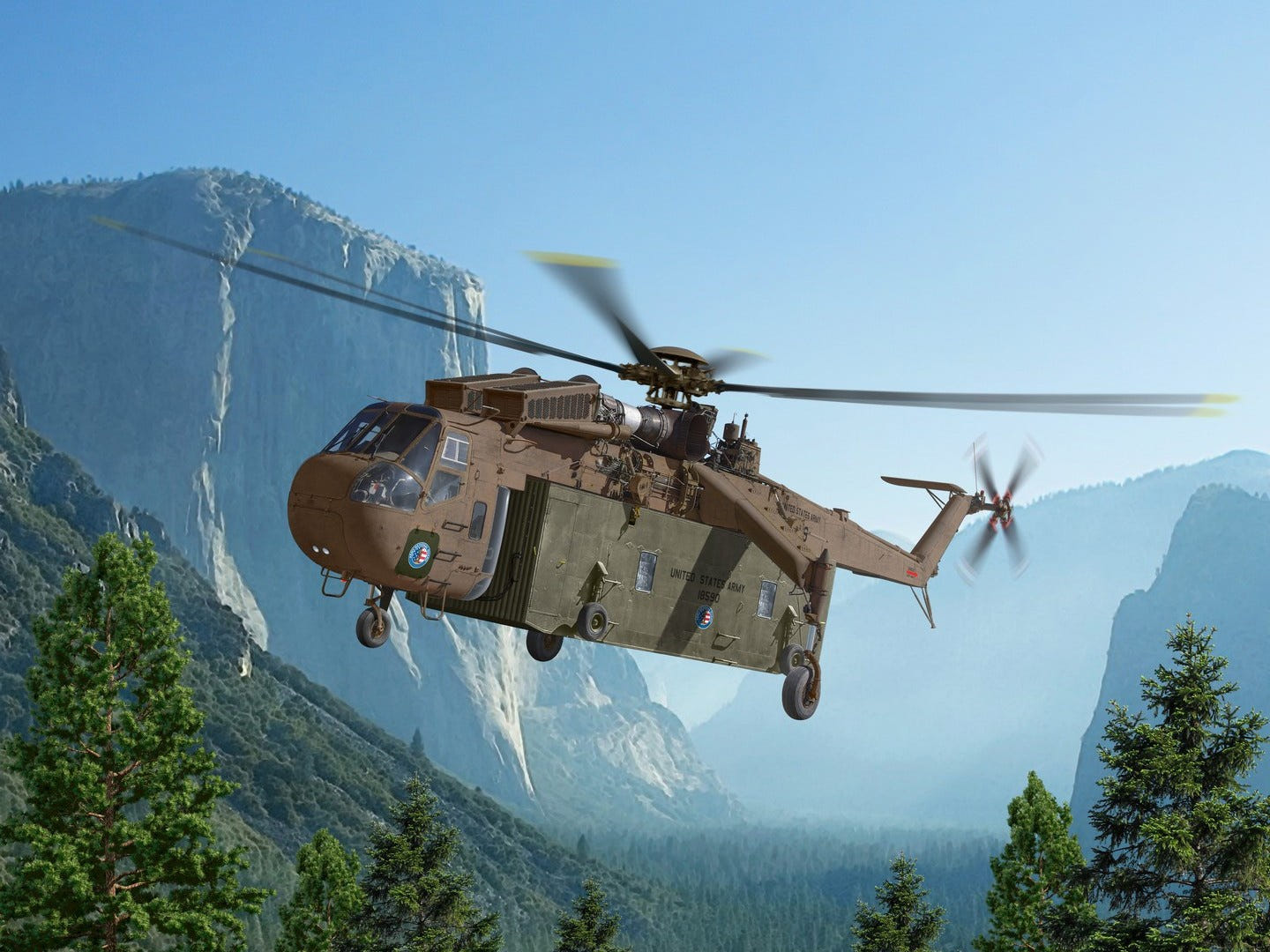 ICM 1:35 CH-54A Tarhe with Universal Military Pod - ICM53057