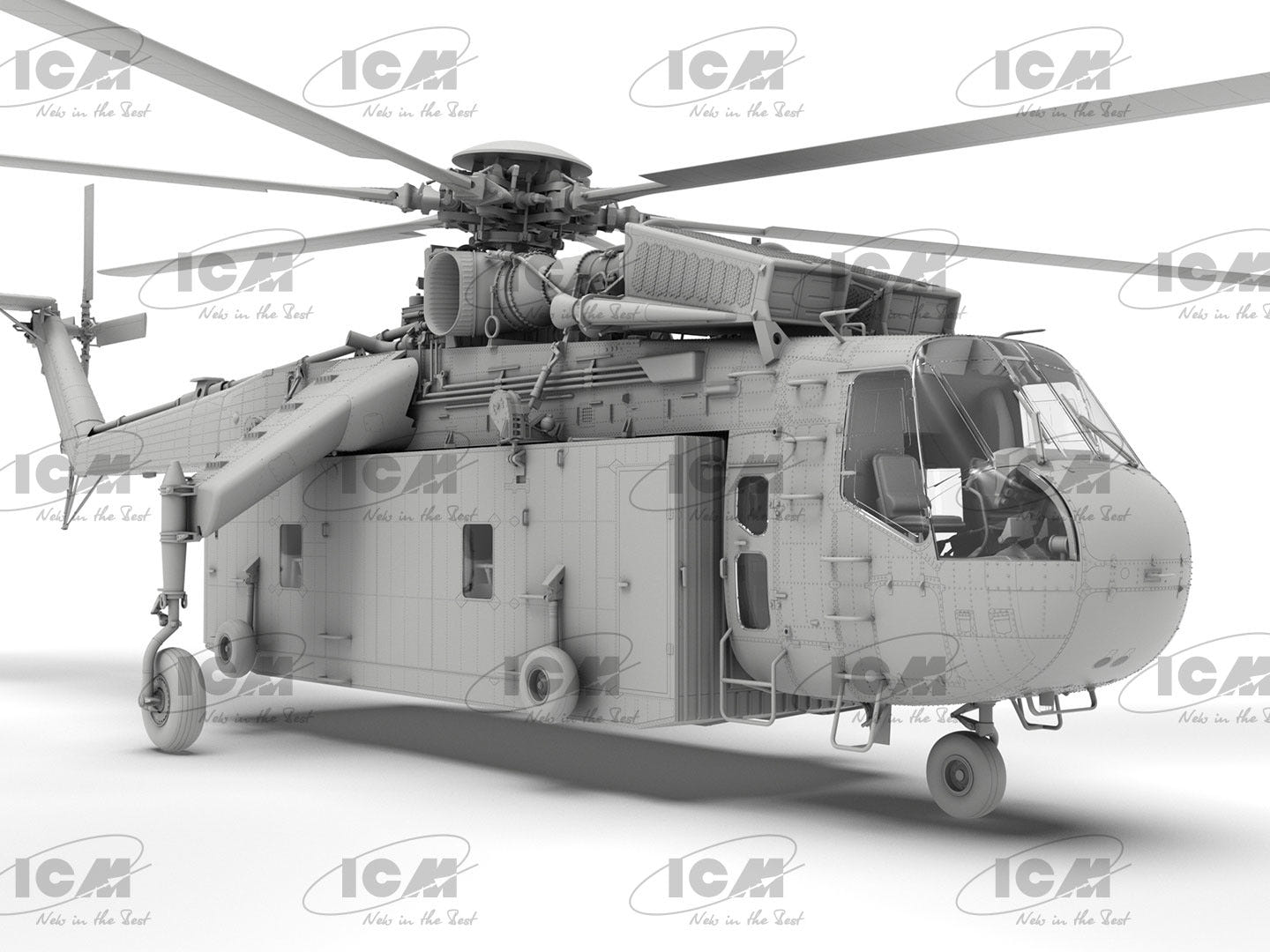 ICM 1:35 CH-54A Tarhe with Universal Military Pod - ICM53057