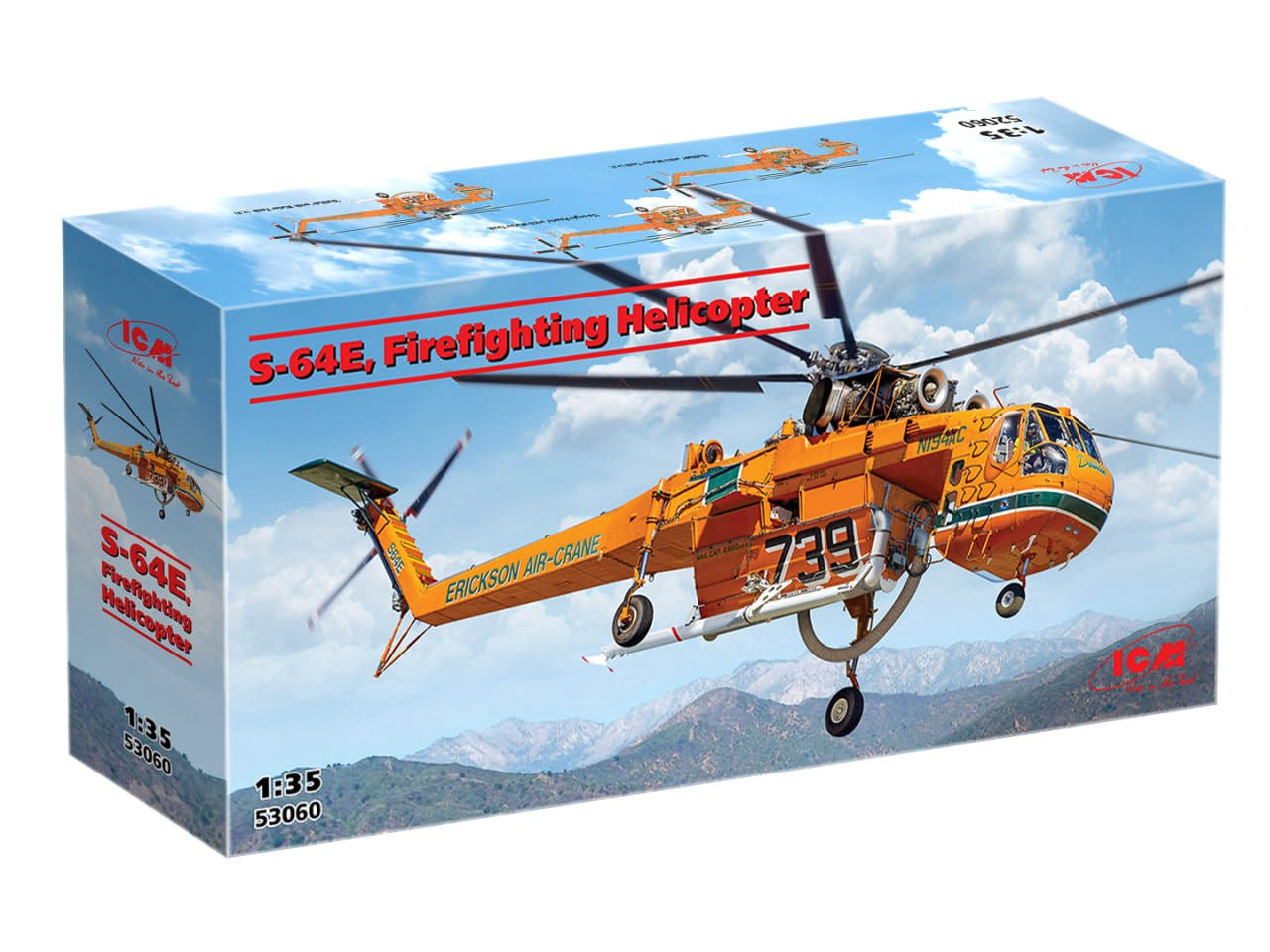 ICM 1:35 Sikorsky S-64E Skycrane Firefighting Helicopter - ICM53060