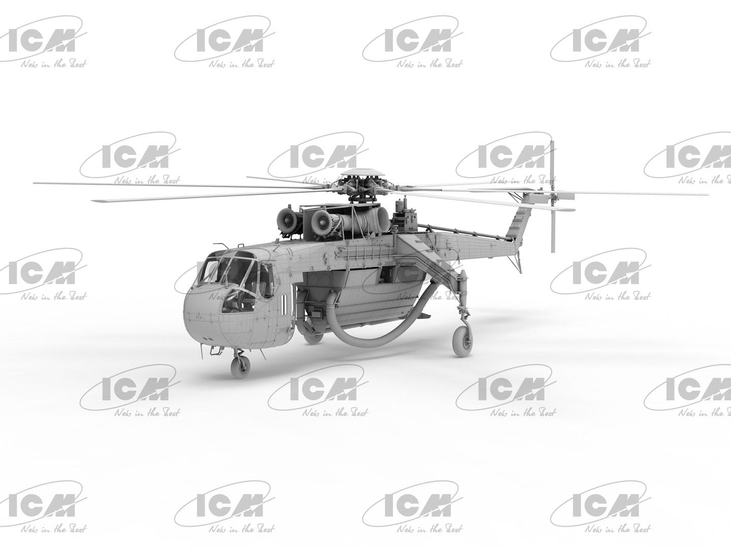 ICM 1:35 Sikorsky S-64E Skycrane Firefighting Helicopter - ICM53060