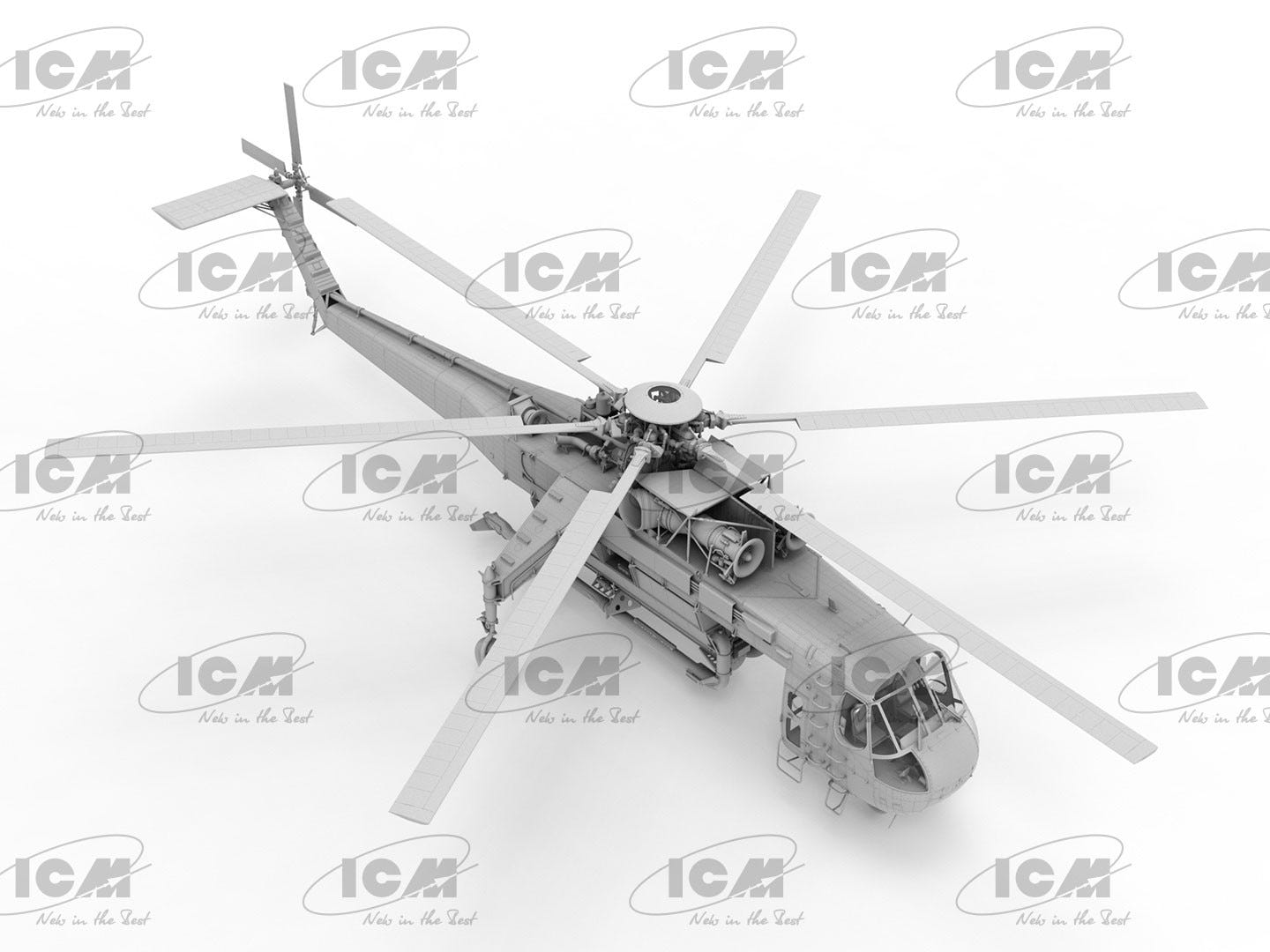 ICM 1:35 Sikorsky S-64E Skycrane Firefighting Helicopter - ICM53060
