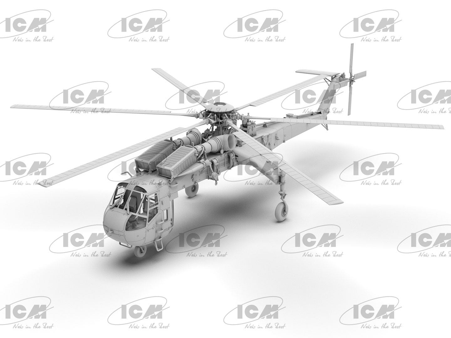 ICM 1:72 Sikorsky CH-54A Tarhe U.S. Heavy Lift Helicopter - ICM72001