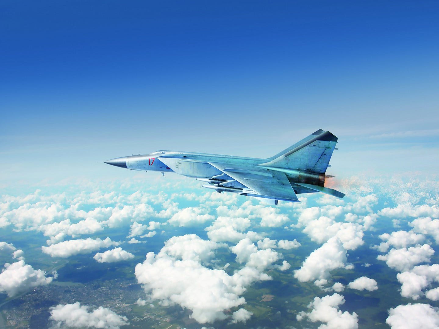 ICM 1:72 MiG-25PD Soviet Interceptor Fighter - ICM72177