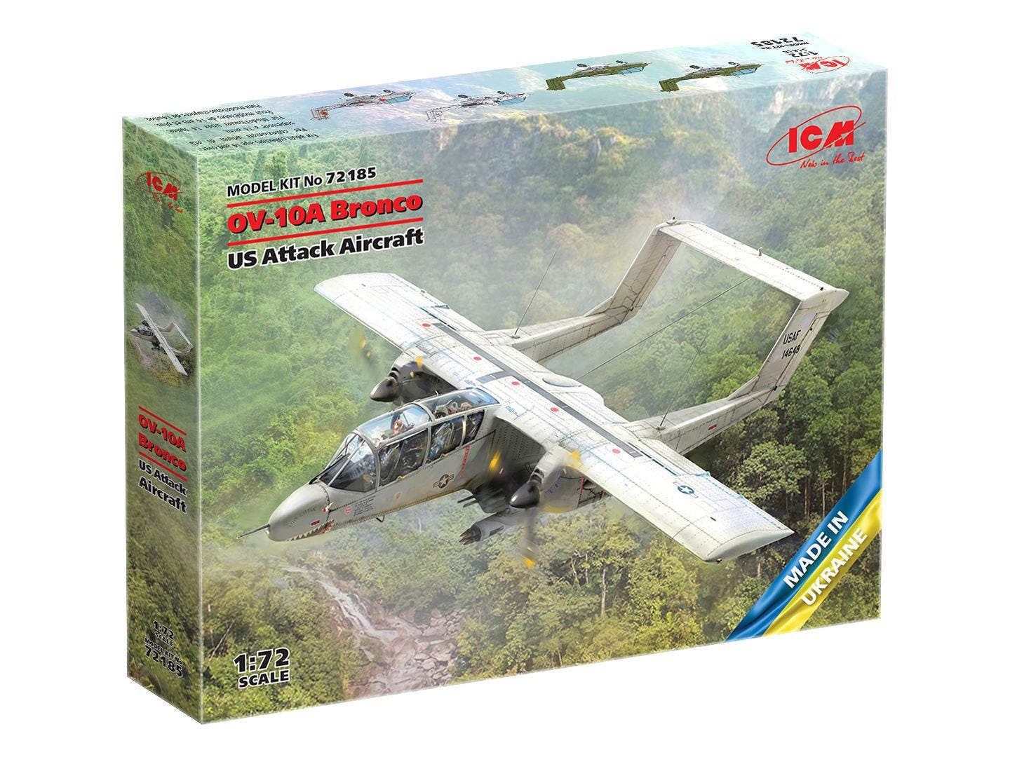 ICM 1:72 OV-10А Bronco U.S. Attack Aircraft - ICM72185