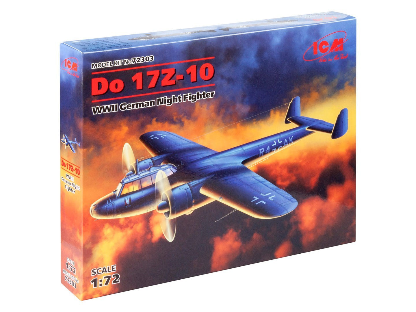 ICM 1:72 Do 17Z-10 WWII German Night Fighter Plane - ICM72303