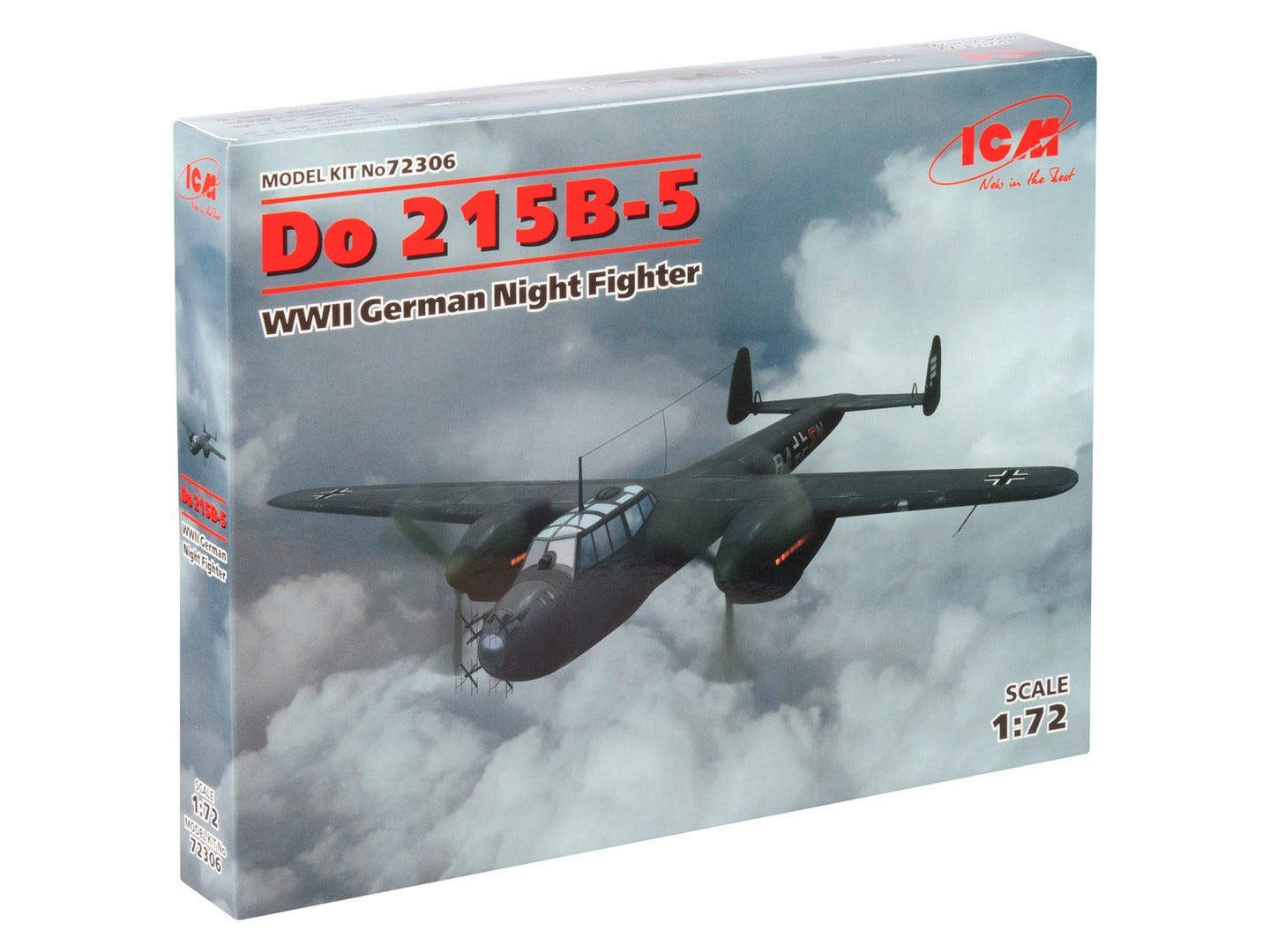 ICM 1:72 Do 215B-5 WWII German Night Fighter Plane - ICM72306