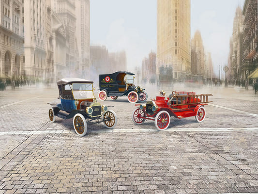 ICM 1:24 The Various 'Tin Lizzie' Ford Model T Variants (Set of 3) - ICMDS2402