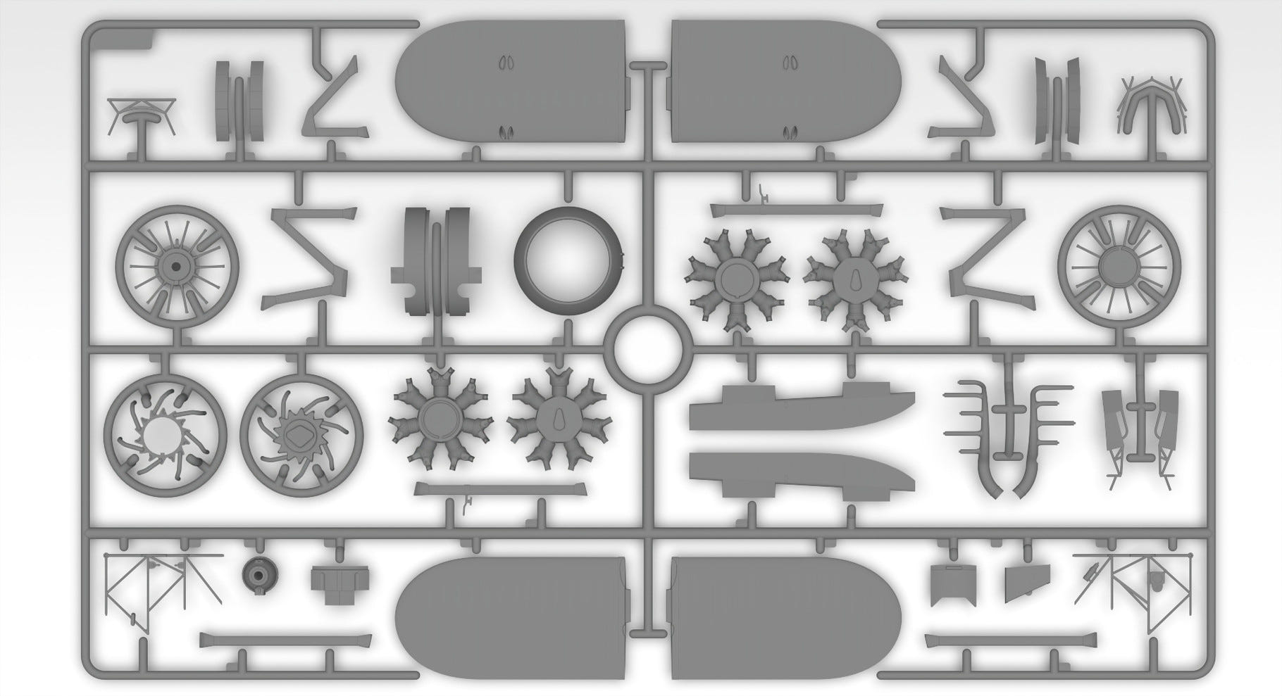 ICM 1:32 Battle of Malta with CR. 42 Falco & Sea Gladiator Mk. II (Set of 2 Aircraft) - ICMDS3201