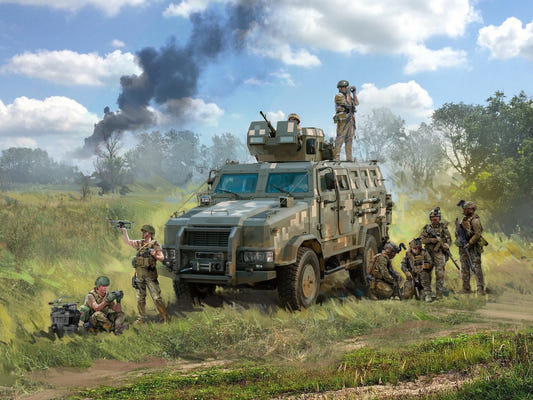 ICM 1:35 Before The Assault Eastern Ukraine 2022 (Kozak-2 & 8 Figures) - ICMDS3521
