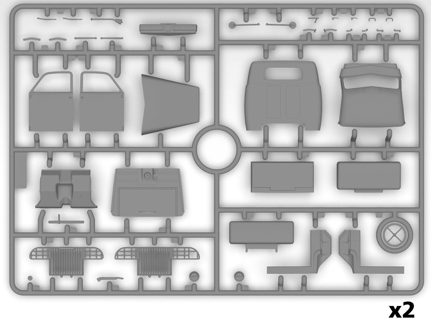 ICM 1:35 WWII U.S. Military Vehicles G7117 / Studebaker US6-U3 / Studebaker US6-U5 (Set of 3 Trucks) - ICMDS3528