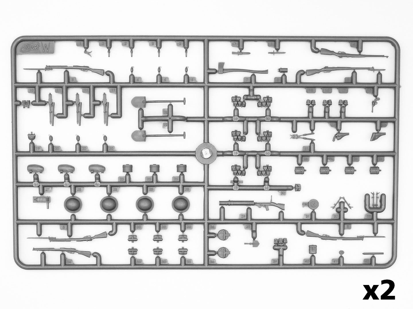 ICM 1:35 Miracle on the Marne' WWI British French & German Infantry Figure Set - ICMDS3530