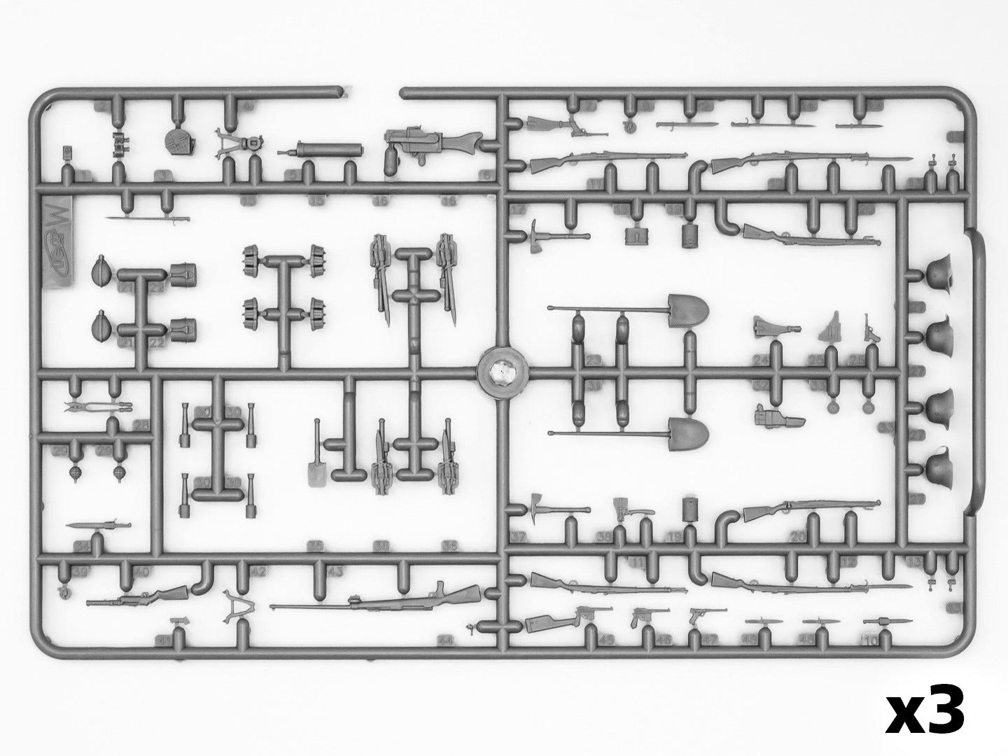 ICM 1:35 Miracle on the Marne' WWI British French & German Infantry Figure Set - ICMDS3530