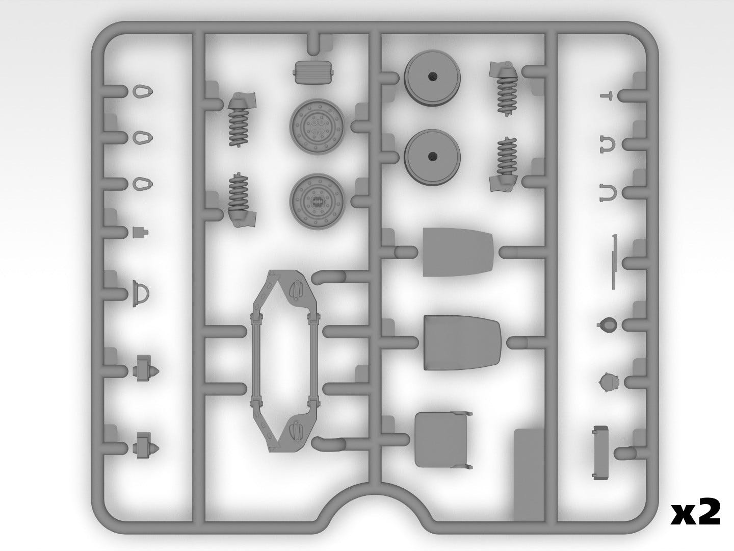 ICM 1:35 Drone Hunters’ Humvee M1097A2 Cargo Carrier & DShKM & Crew Figures - ICMDS3531