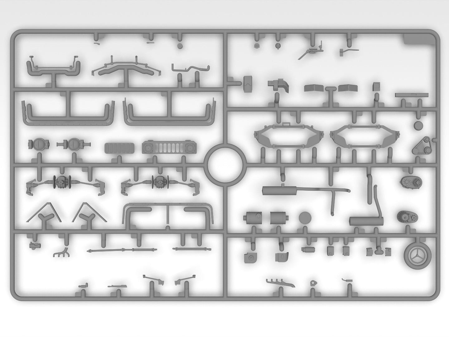 ICM 1:35 Drone Hunters’ Humvee M1097A2 Cargo Carrier & DShKM & Crew Figures - ICMDS3531
