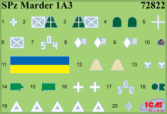 ICM 1:72 Military Vehicles of the Armed Forces of Ukraine (Set of 3) - ICMDS7205