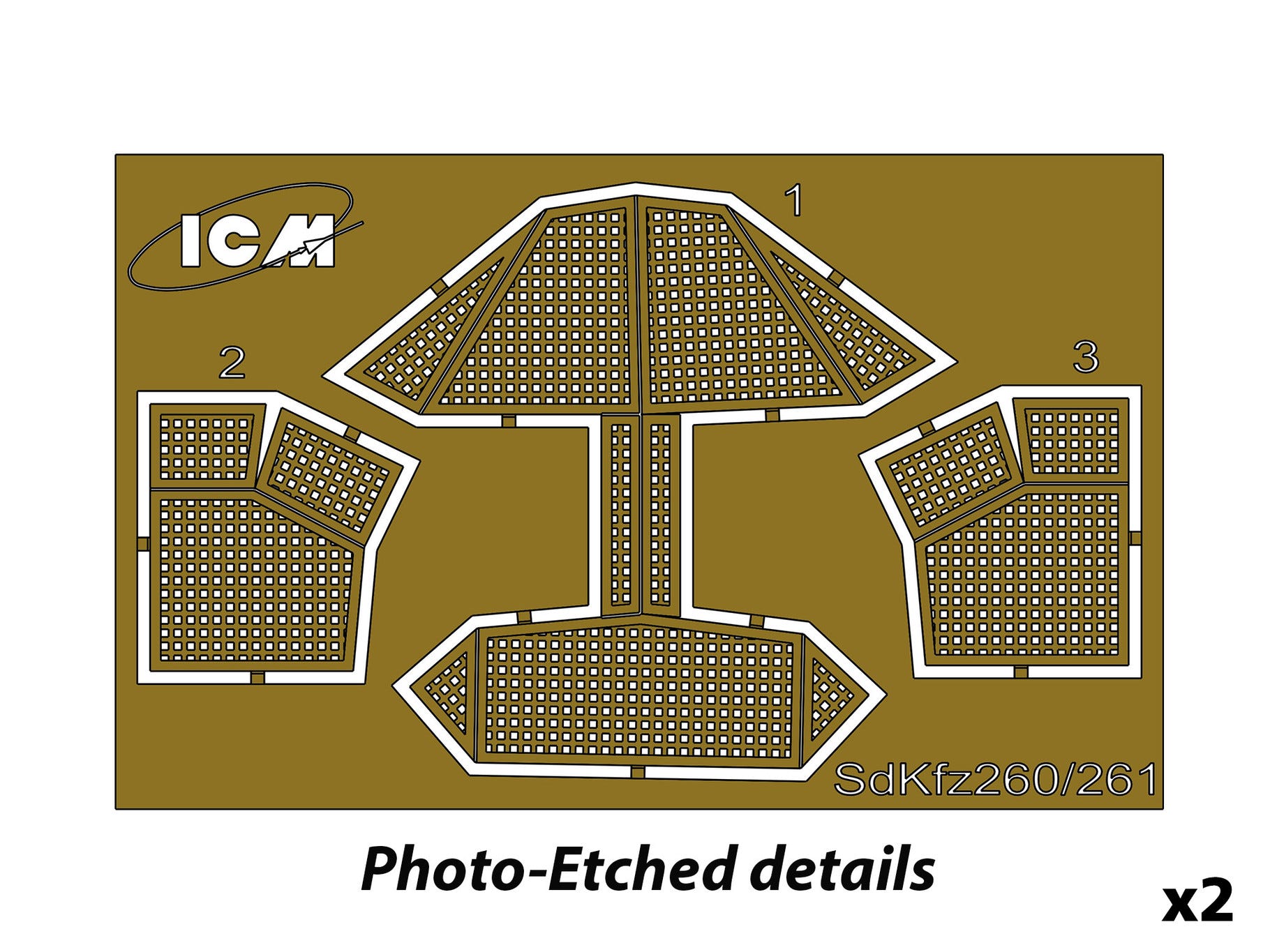 ICM 1:72 Wehrmacht Light Armoured Vehicles Set - ICMDS7207