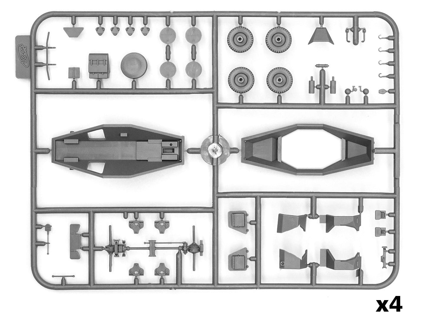 ICM 1:72 Wehrmacht Light Armoured Vehicles Set - ICMDS7207