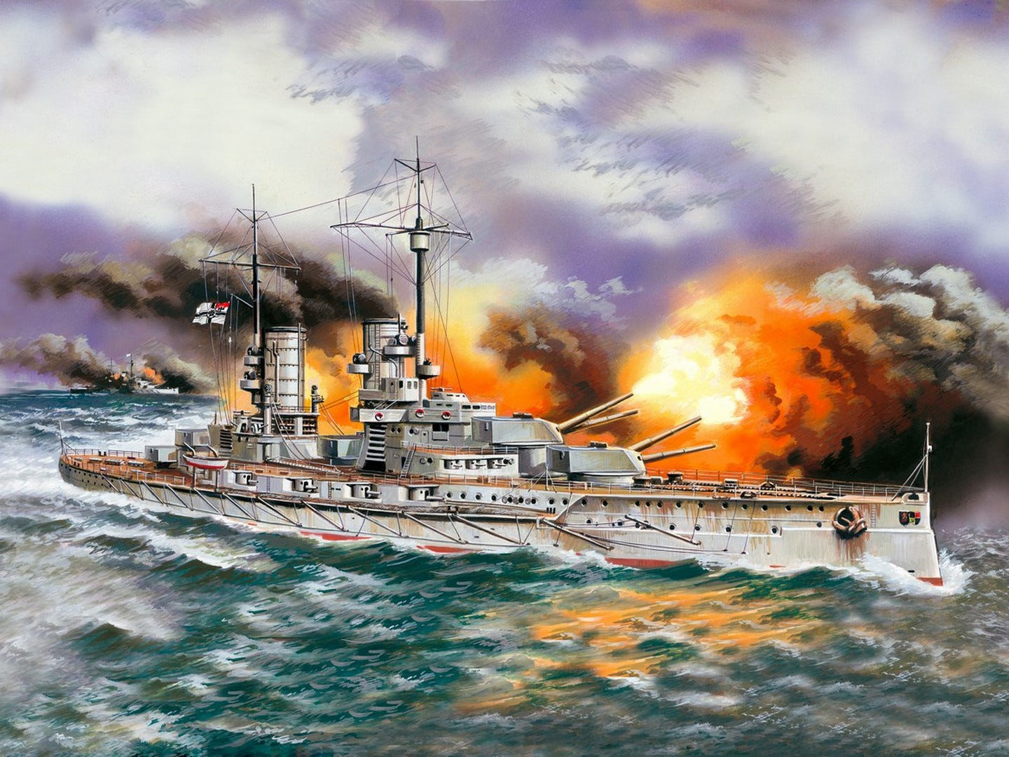 ICM 1:350 Markgraf' WWI German Battleship - ICMS005