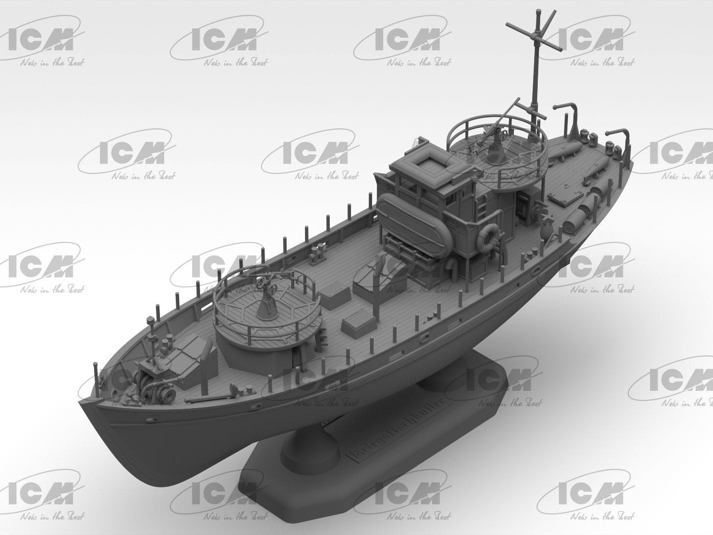 ICM 1:144 KFK Kriegsfischkutter WWII German Multi-Purpose Boat - ICMS012