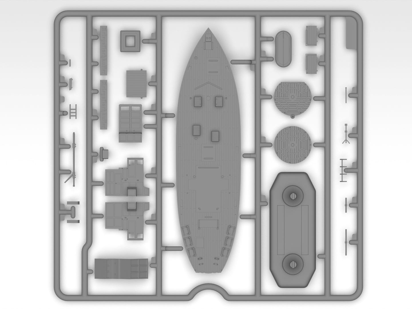 ICM 1:144 KFK Kriegsfischkutter WWII German Multi-Purpose Boat - ICMS012