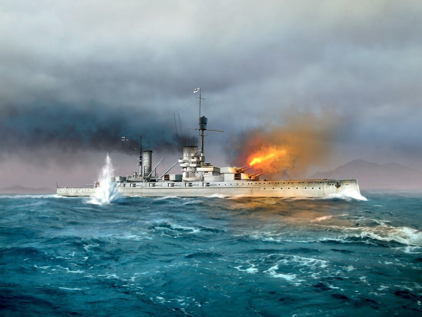 ICM 1:700 König' WWI German Battleship - ICMS014