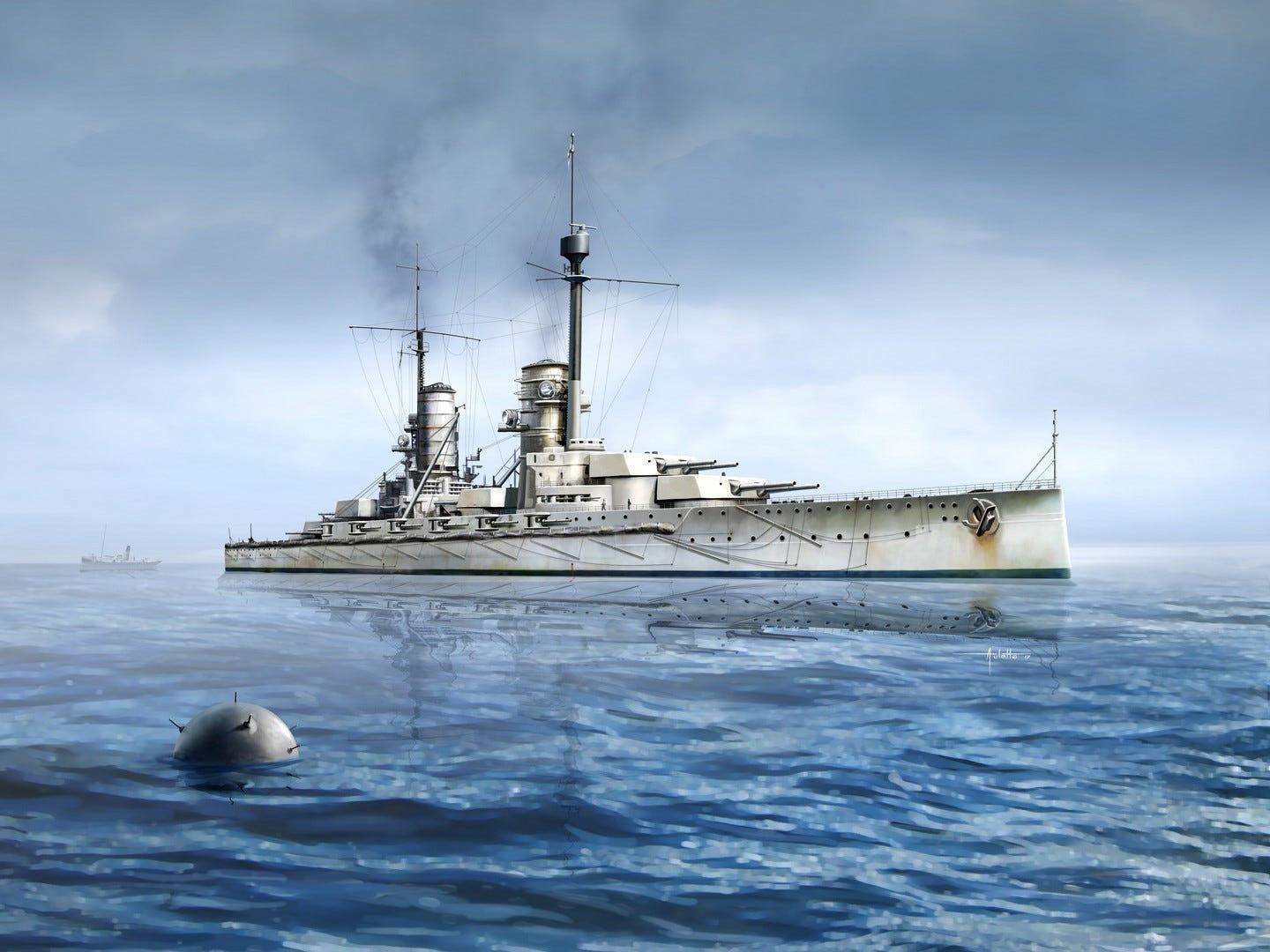 ICM 1:700 Kronprinz' WWI German Battleship - ICMS016